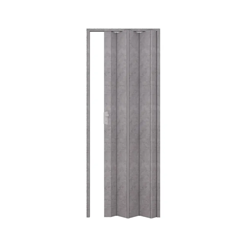 Porta a soffietto Maya in PVC 83x214 cm cemento grigio