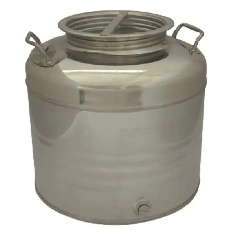 Contenitore per olio in acciaio inox 30 l