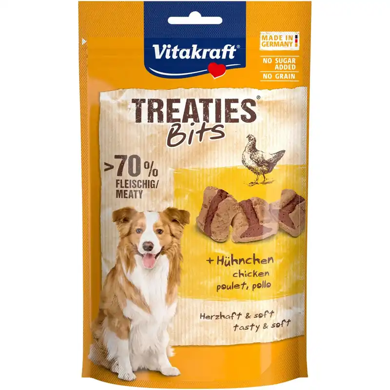 Snack per cani Treaties con pollo bacon style 120 gr