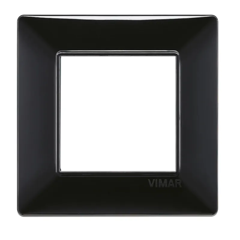 Vimar Plana placca 2M tecnopolimero colore nero