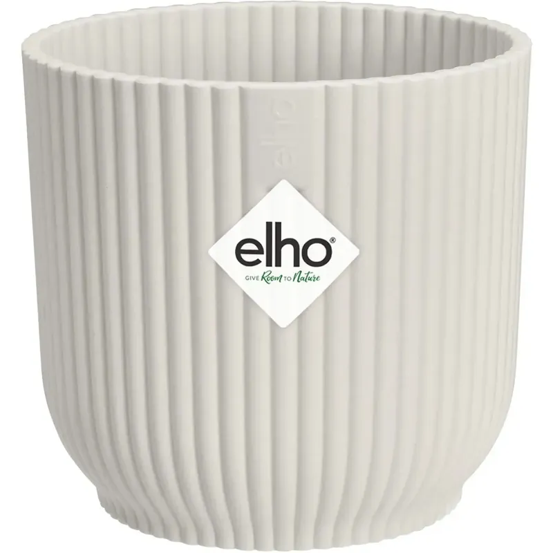 Vaso da esterno fiori Elho Mini Vibes Fold bianco seta Ø 9 cm