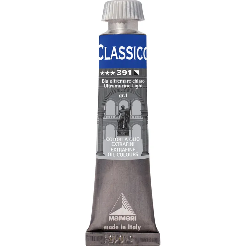 Colori olio classico 20 ml blu oltremare chiaro