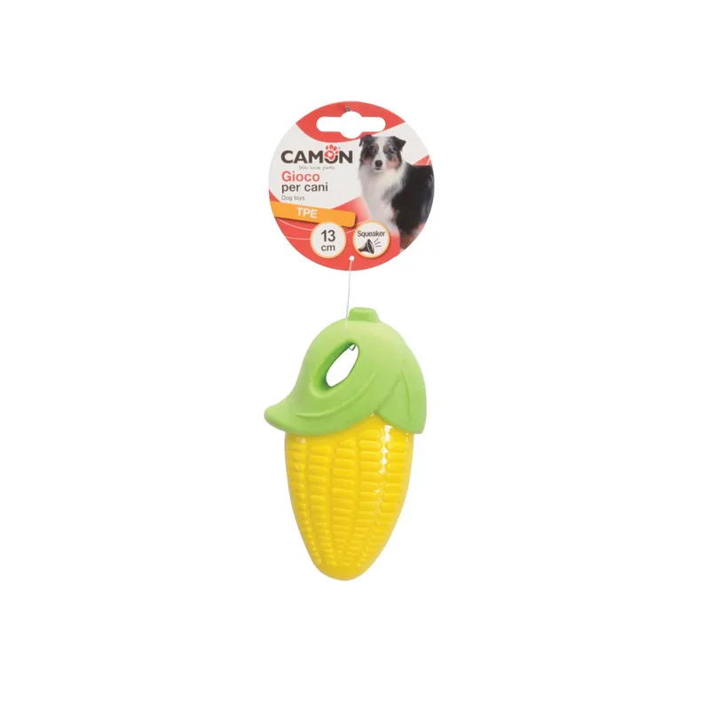 Gioco per cani a forma di pannocchia in TPE 13 cm