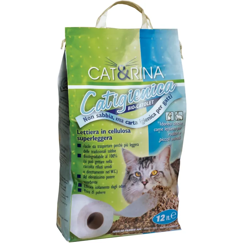 Lettiera per gatti sabbia Cat&Rina 12 l