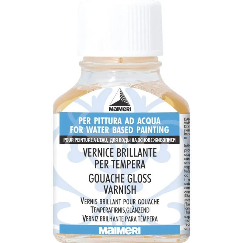 Vernice brillante per tempera 75 ml