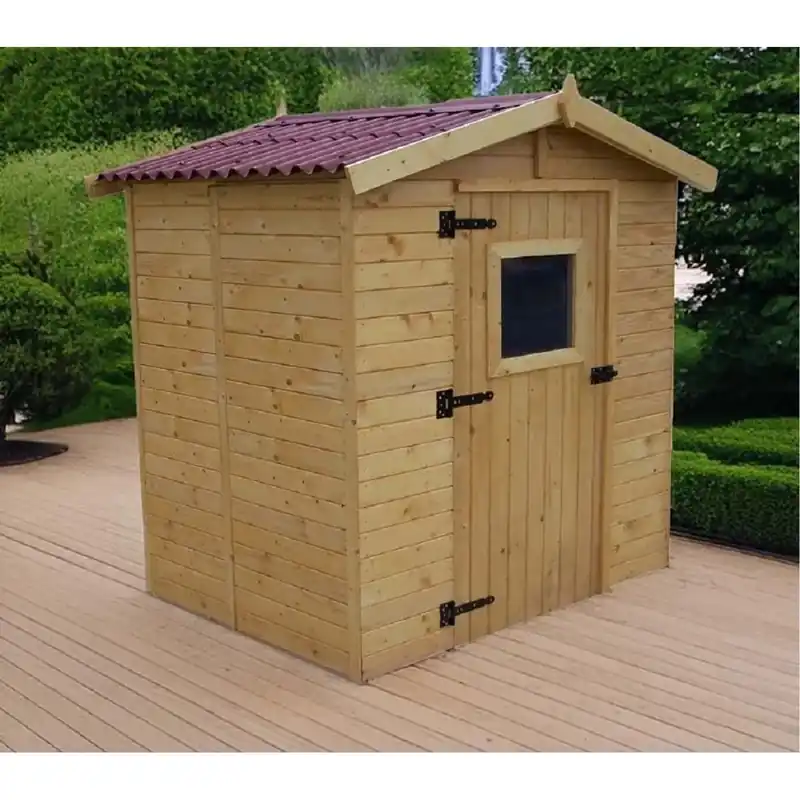 Casetta da giardino in legno sp 16 mm H204xL180xP187 cm