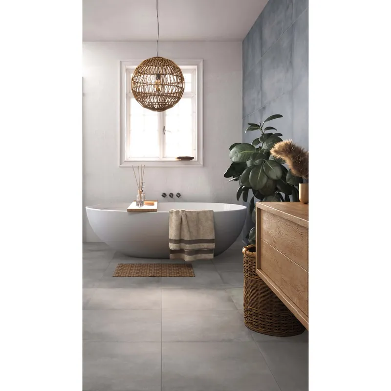 Piastrella in gres porcellanato Affresco blu whale 60x120 cm 1,44 m²
