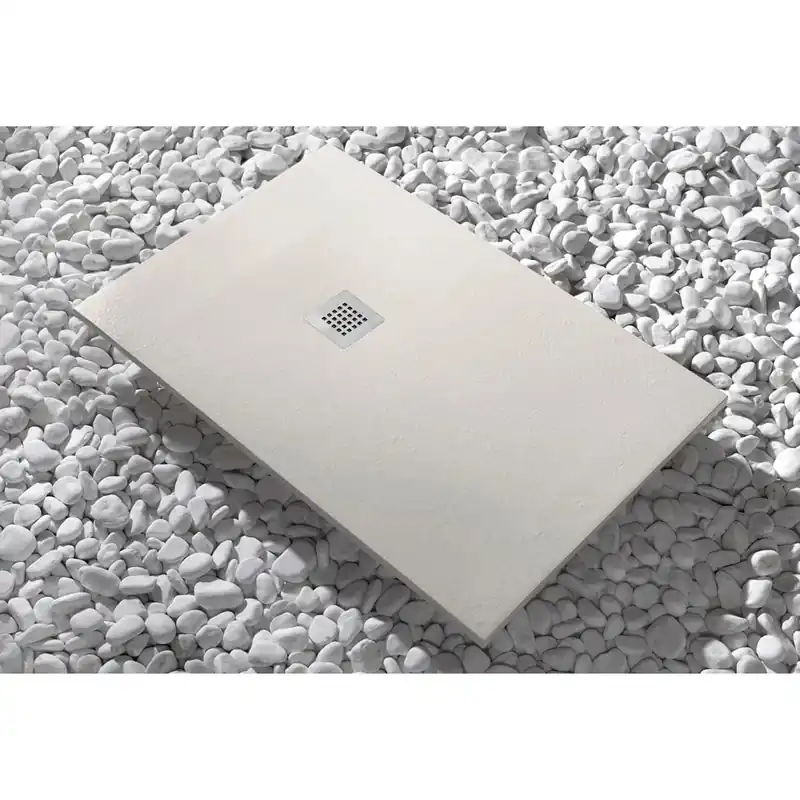 Piatto doccia Newstone 90 cm x 80 cm Beige