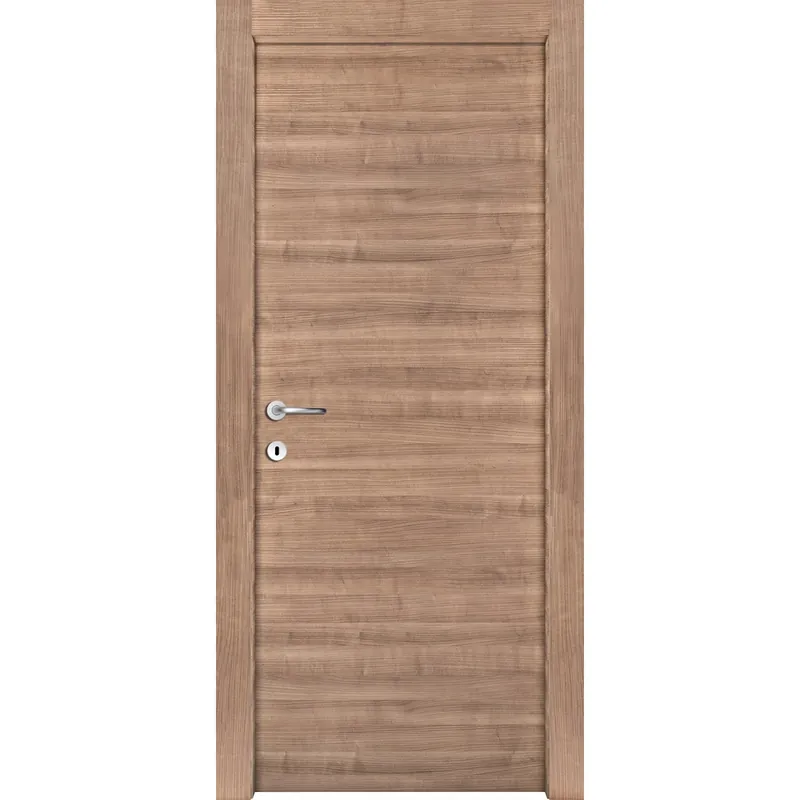Porta battente reversibile Oregon noce chiaro 200x90 cm