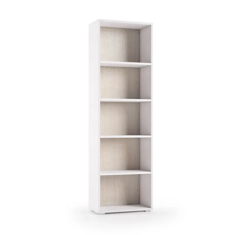 Libreria 4 ripiani colore rovere
