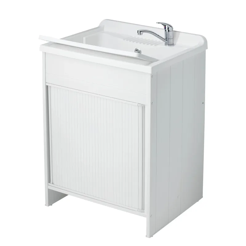 Lavatoio a serrandina pratiko in PVC 60 cm x 50 cm x 86 cm
