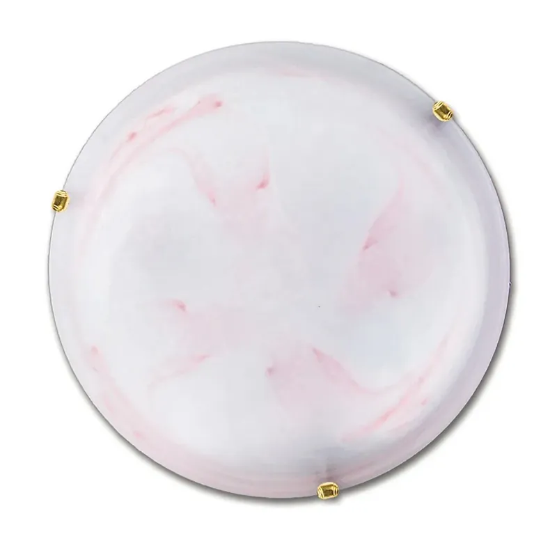 Plafoniera ø30 alabastro rosa 1xE27