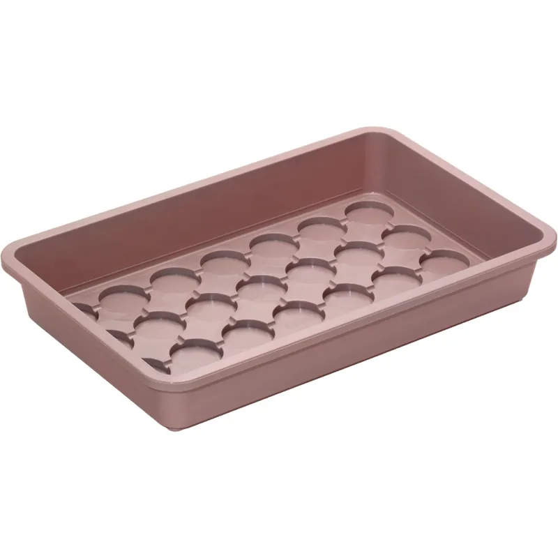 Vaschetta per semina grigio 38x24x6 cm