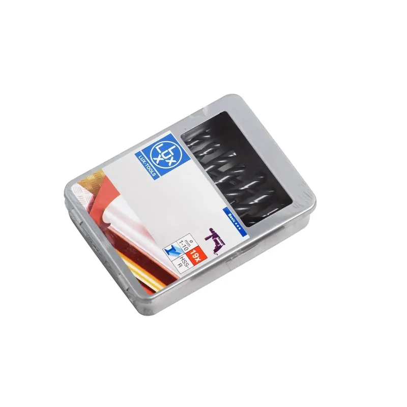 Set punte per metallo LUX-TOOLS HSS-R Ø 1-10 mm 19 pz