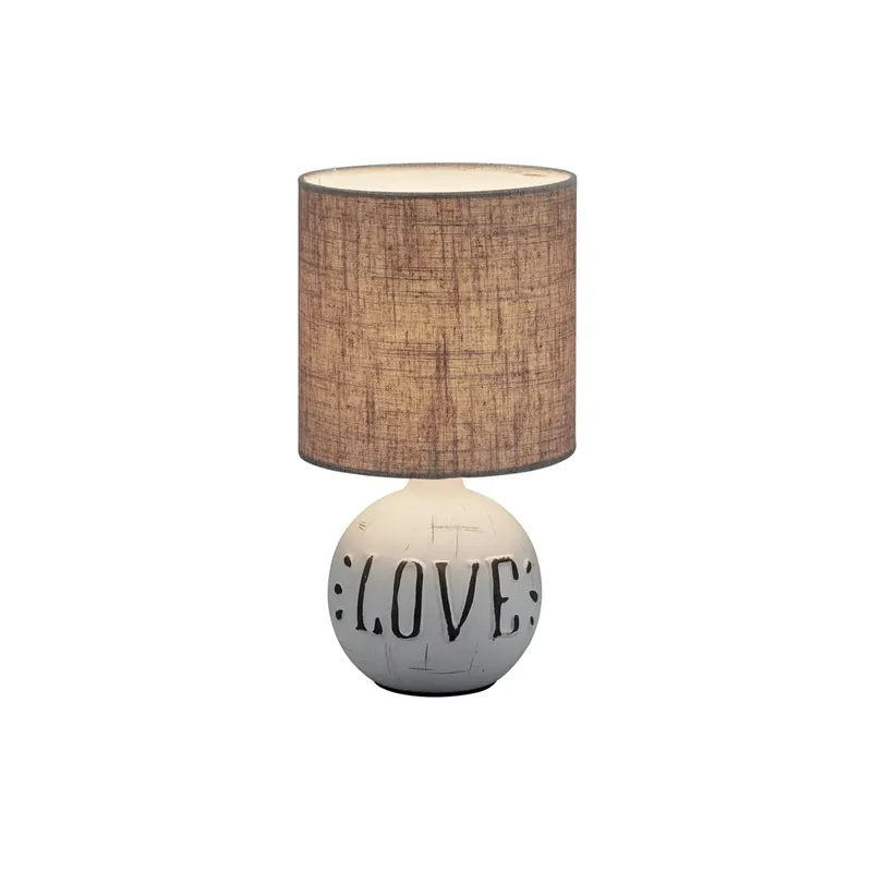 Lampada da tavolo ESNA - scritta LOVE