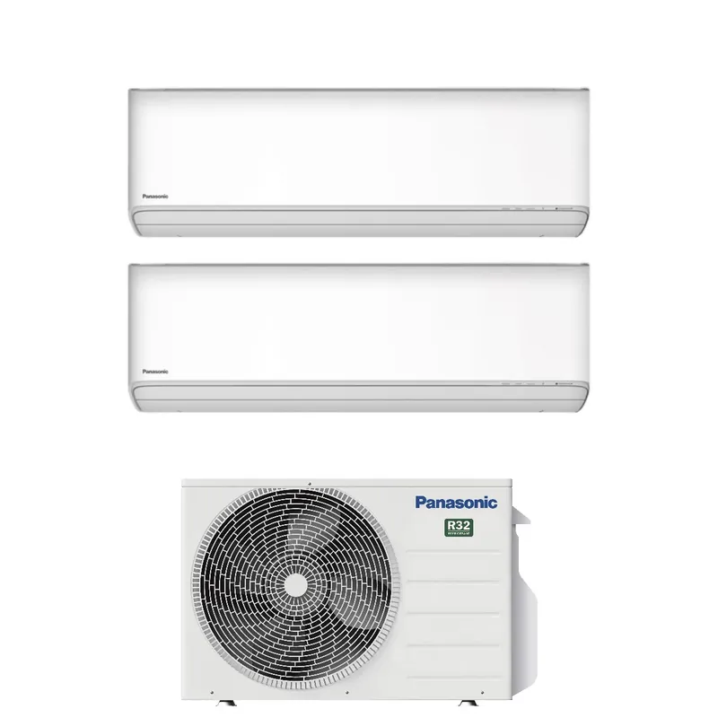 Condizionatore Dual Split Panasonic Etherea White 9+9 con CU-2Z41TBE R-32 Wi-Fi Integrato
