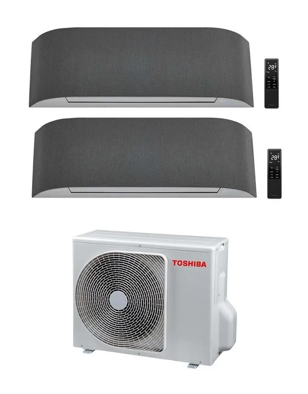 Condizionatore Dual Split Toshiba Haori 13+13 (12+12) con RAS-2M18U2AVG-E Wi-Fi Integrato
