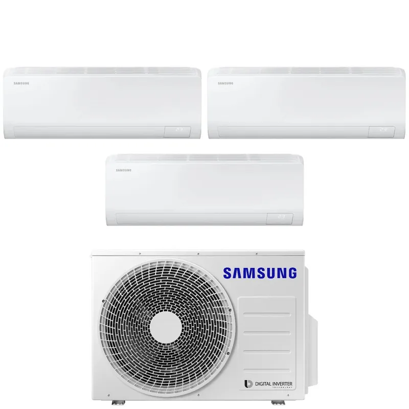 Climatizzatore Condizionatore Samsung Trial Split Inverter serie CEBU S2 9+12+18 con AJ068TXJ3KG R-32 Wi-Fi Integrato 9000+12000+18000