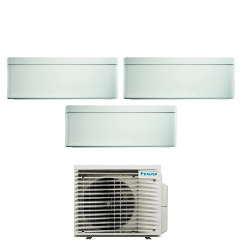 Climatizzatore Condizionatore Daikin Bluevolution Trial Split Inverter serie STYLISH WHITE 7+9+9 con 3MXM40A R-32 Wi-Fi Integrato 7000+9000+9000 Colore Bianco Garanzia Italiana