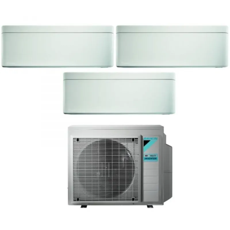 Climatizzatore Condizionatore Daikin Bluevolution Trial Split Inverter serie STYLISH WHITE 5+5+12 con 3MXM52N R-32 Wi-Fi Integrato 5000+5000+12000 Colore Bianco - Garanzia Italiana