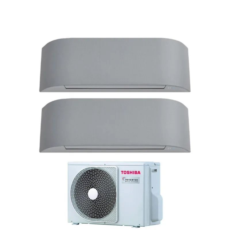 Condizionatore Dual Split Toshiba Haori 10+13 (9+12) con RAS-2M18U2AVG-E R-32 Wi-Fi Integrato