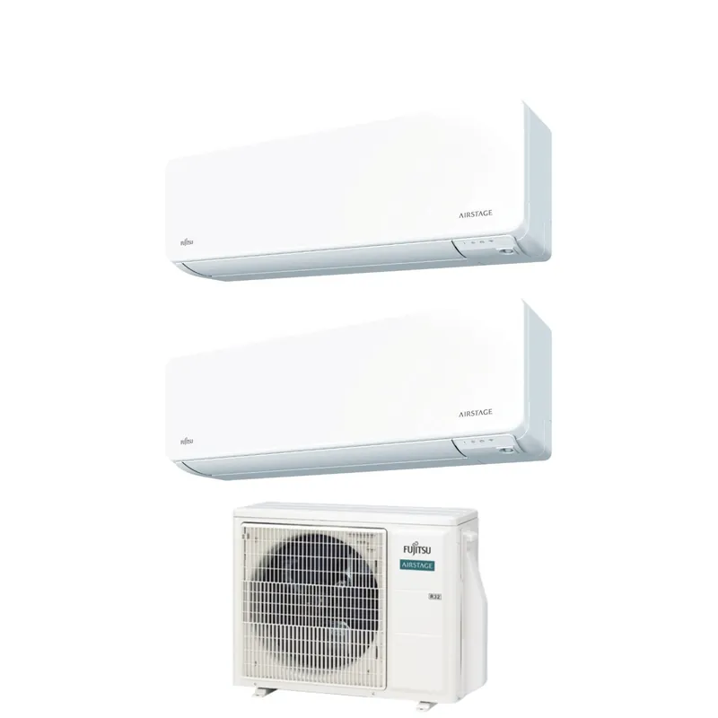 Condizionatore Dual Split Fujitsu KG Airstage 7+9 con AOEG14KBCA2 R-32 Wi-Fi Integrato
