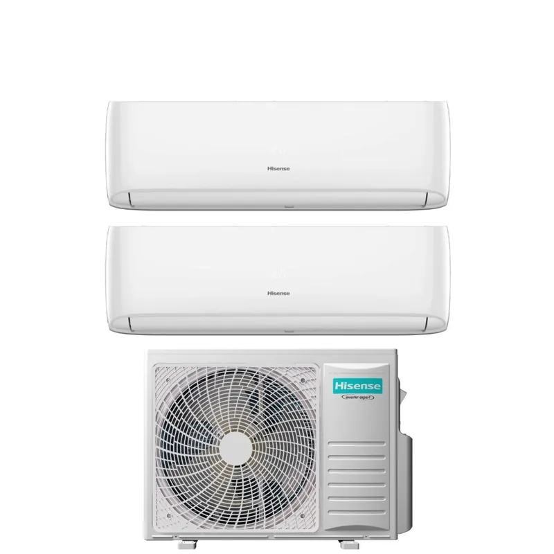 Condizionatore Dual Split Hisense Hi-Comfort 12+12 con 3AMW72U4RJC R-32 Wi-Fi Integrato