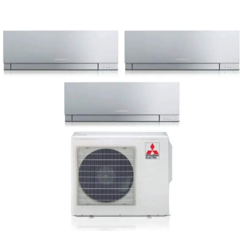 Condizionatore Mitsubishi Electric Trial Split Kirigamine Zen Silver 7000+9000+12000 con MXZ-3F68VF R-32 Wi-Fi Integrato