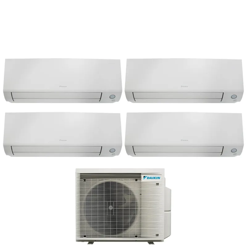 Climatizzatore Condizionatore Daikin Bluevolution Quadri Split Inverter serie PERFERA ALL SEASON 5+5+7+9 con 4MXM68A R-32 Wi-Fi Integrato 5000+5000+7000+9000 Garanzia Italiana
