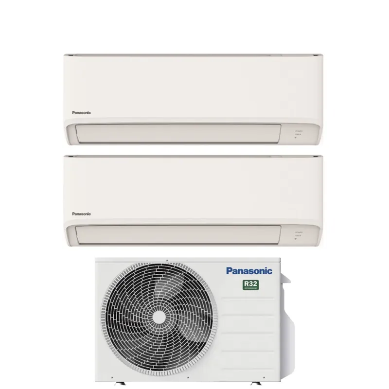 Condizionatore Dual Split Panasonic TZ 12+15 con CU-2Z50TBE R-32 Wi-Fi Integrato