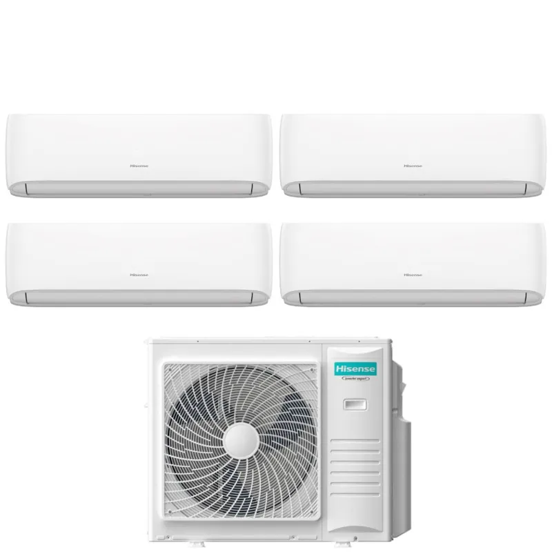 Condizionatore Quadri Split Hisense Hi-Comfort 7+12+12+18 con 5AMW105U4RQC R-32 Wi-Fi Integrato