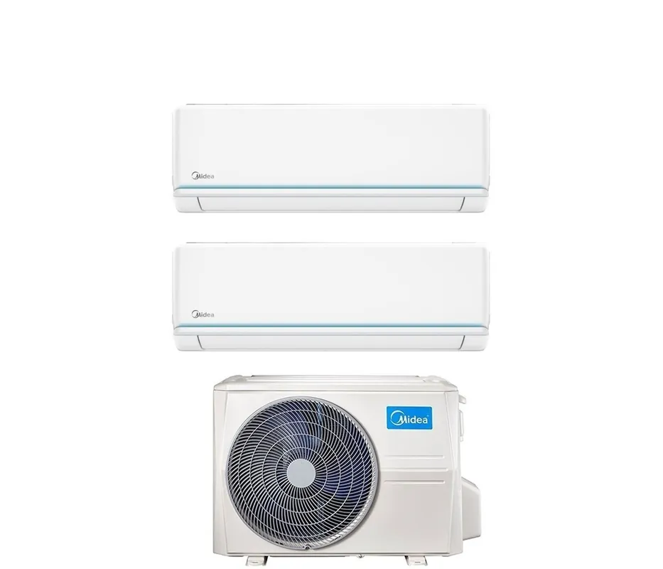 Condizionatore Dual Split Midea Evolution 12+12 con M3OG-21HFN8-Q R-32 Wi-Fi Integrato