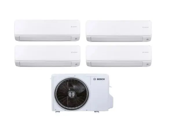 Climatizzatore Condizionatore Bosch Quadri Split Inverter serie CLIMATE 6000i 9+9+9+9 con CL5000M 105\\/4 E R-32 Wi-Fi Optional 9000+9000+9000+9000