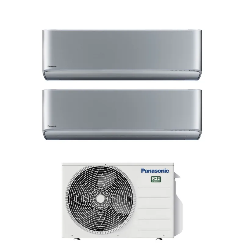 Condizionatore Dual Split Panasonic Etherea Silver 7+9 con CU-2Z50TBE R-32 Wi-Fi Integrato