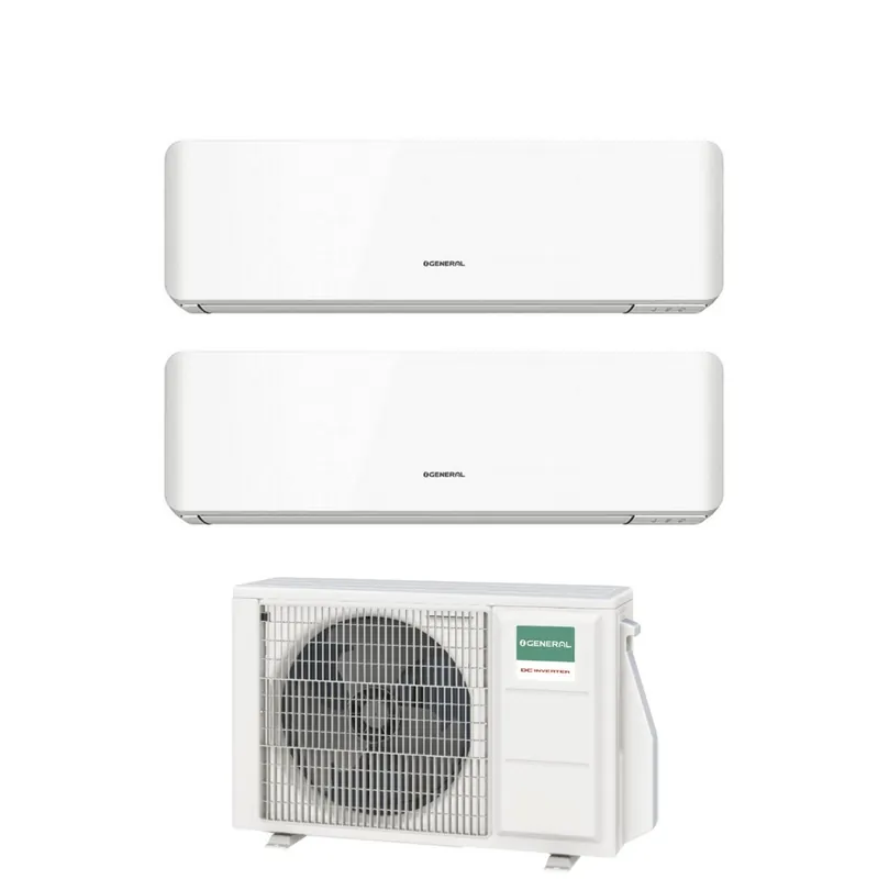 Condizionatore Dual Split General Fujitsu Standard KM 12+14 con AOHG18KBTA2 R-32 Wi-Fi Integrato