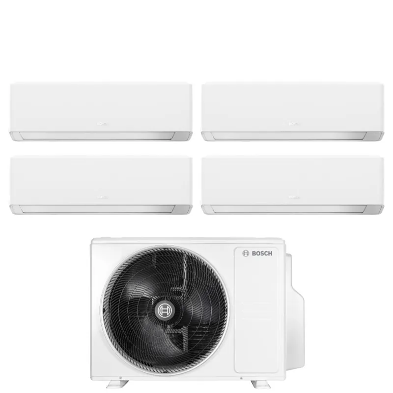 Condizionatore Quadri Split Bosch CLIMATE 7000i WHITE 7+12+12+12 con 5000M 105\\/4 E R-32 Wi-Fi Integrato