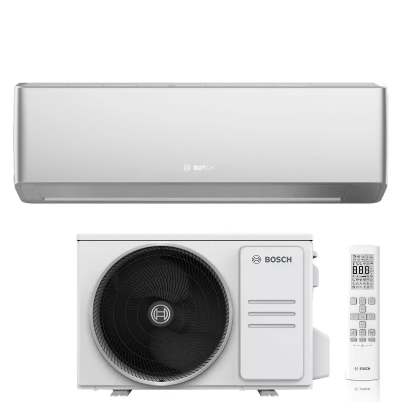 Condizionatore Bosch Climate 7000i Silver 9000 Btu CL7000I-SET 26 E R-32 Wi-Fi Integrato