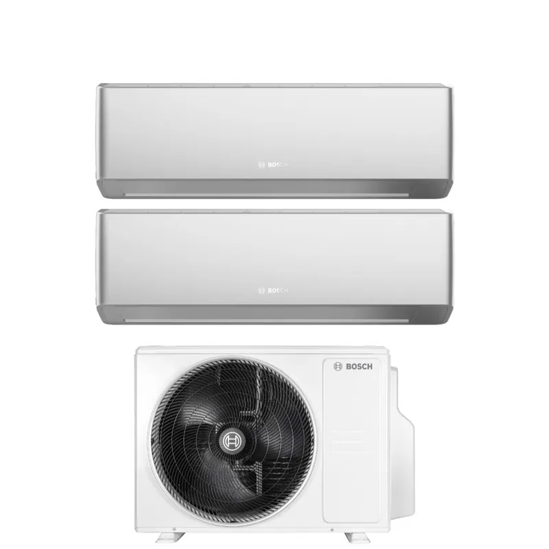 Condizionatore Dual Split Bosch Climate 7000i Silver 7+7 con 5000M 41\\/2 E R-32 Wi-Fi Integrato