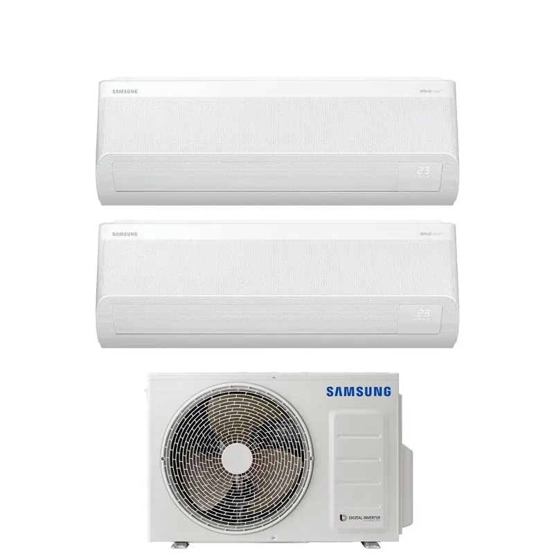 Condizionatore Dual Split Samsung WindFree Avant S2 9+12 con AJ068TXJ3KG R-32 Wi-Fi Integrato