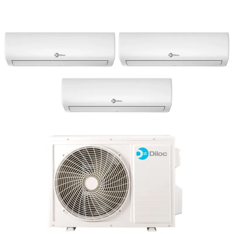 Condizionatore Trial Split Diloc Ionio 9+9+9 con D.FREEDOM480 R-32 Wi-Fi Integrato