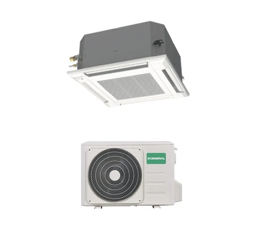 Condizionatore a Cassetta Flusso Circolare General Fujitsu 54000 Btu AUX54KRLB Trifase con Comando a Filo e Pannello