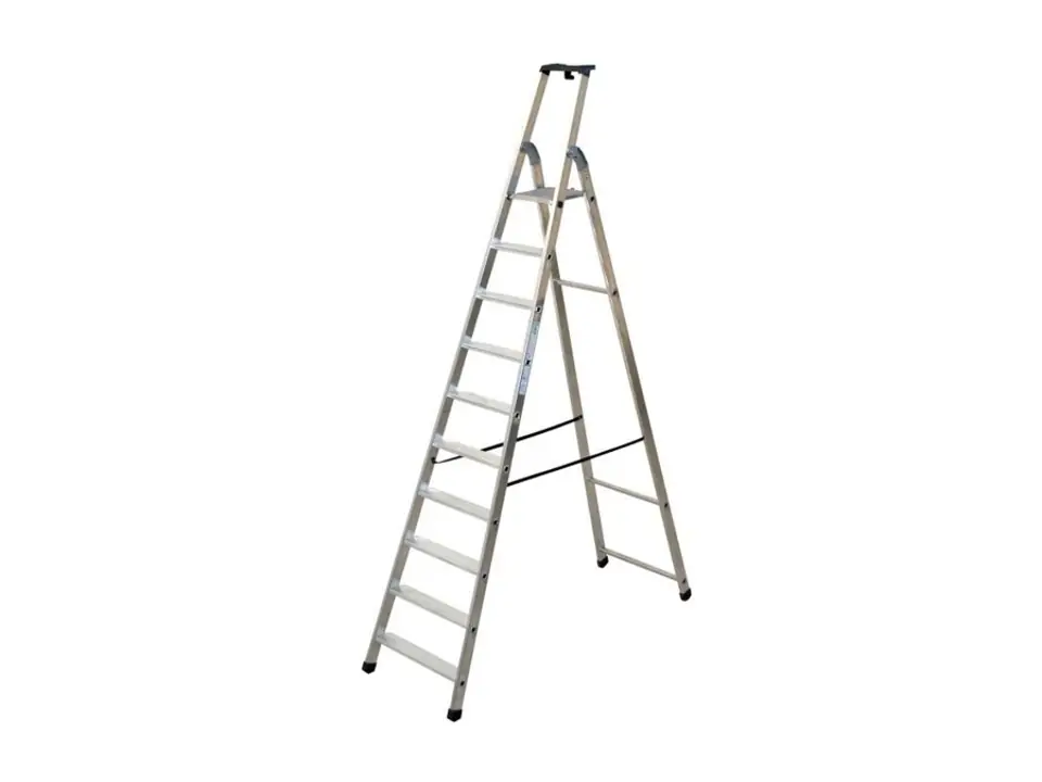 Scala quadra alluminio, gradini 10