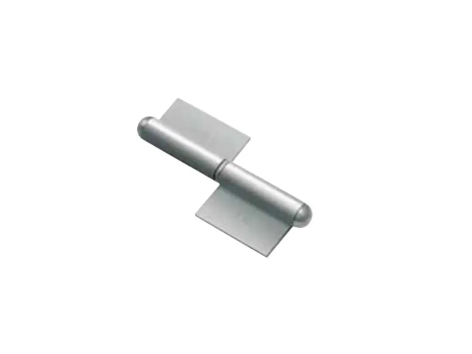 Cerniera a 2 ali lunghe con tappo saldato 8 cm destra