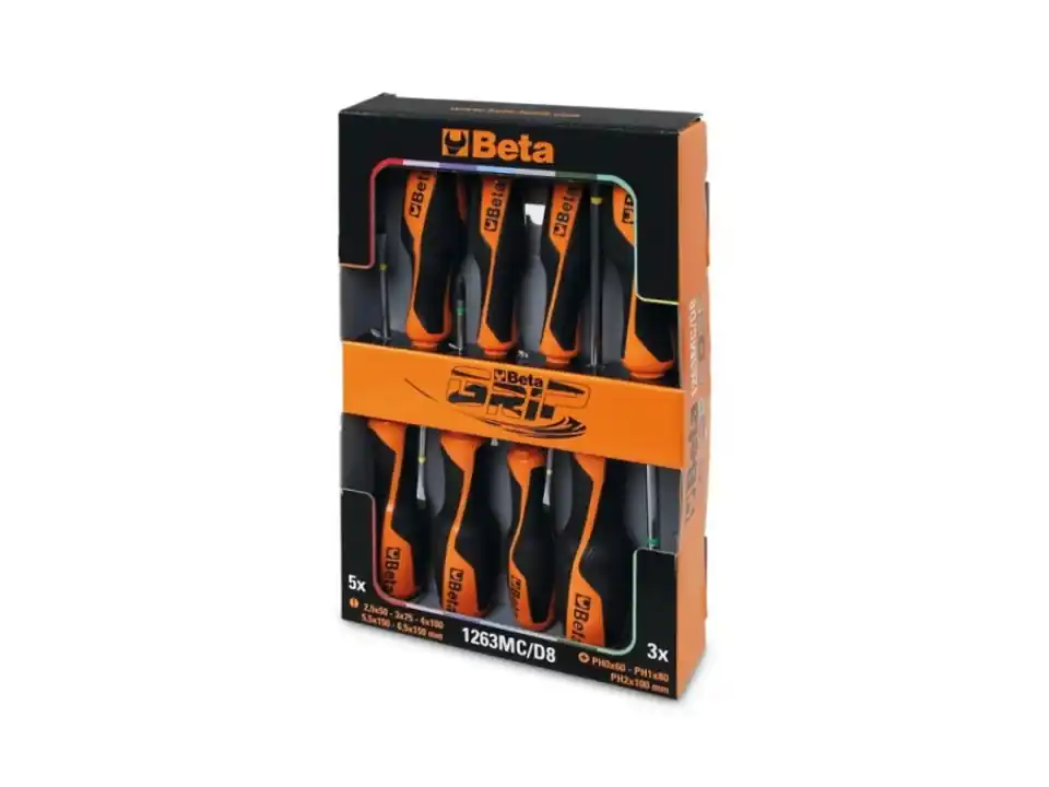 Serie 8 giraviti colorate - art. 1263mc/d8