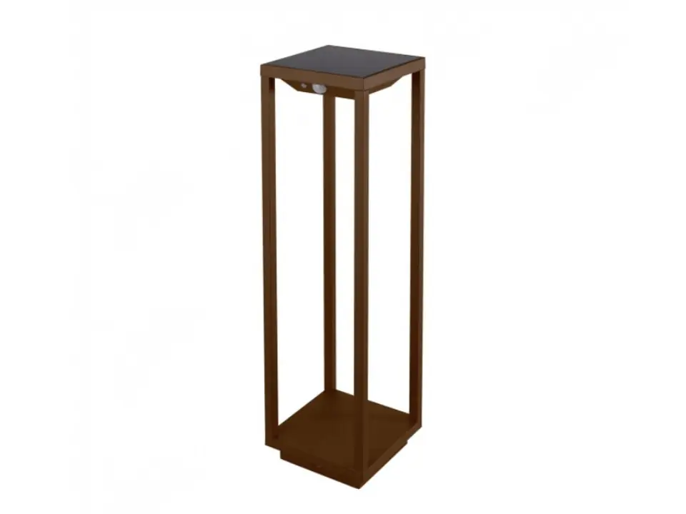 Home solar, lampada solare da terra - corten