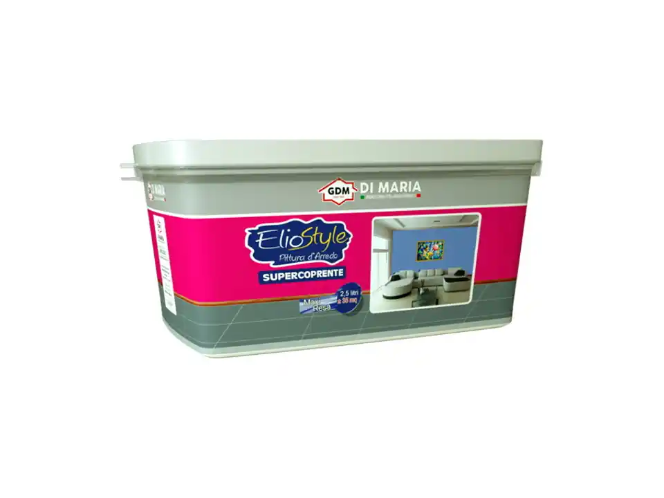 Idropittura supercoprente d‘arredo eliostyle, 2,5 lt
