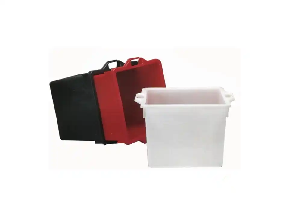 Corba quadra con maniglie ics bianca