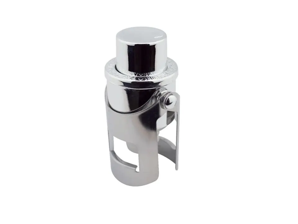 Set 2 tappi champagne air-pump salva bollicine mixage con indicatore data
