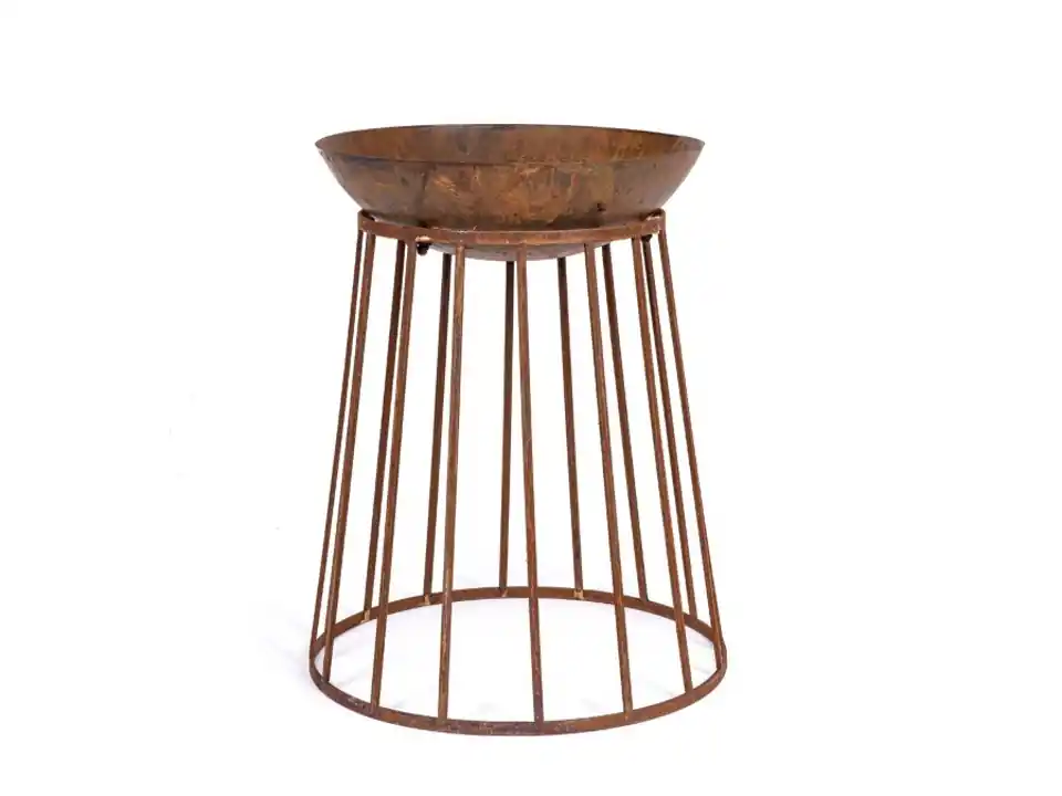 Efesto, braciere ruggine ø50xh63 cm