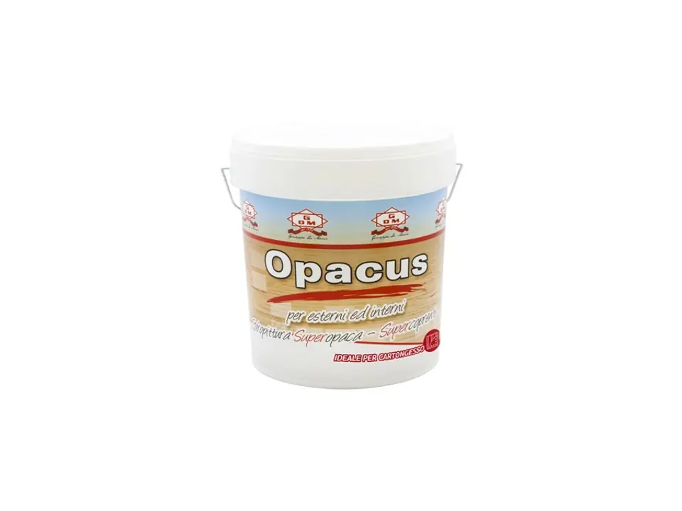 Idropittura super opaca e supercoprente opacus 13 lt, bianco